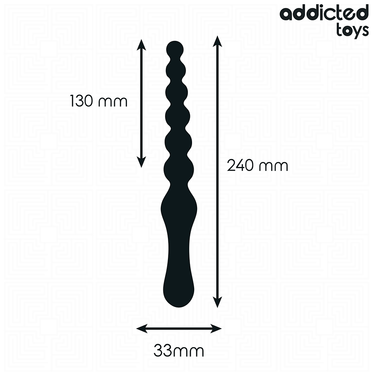 Massaggiatore Anale Progressivo 24 cm in Silicone Medicale